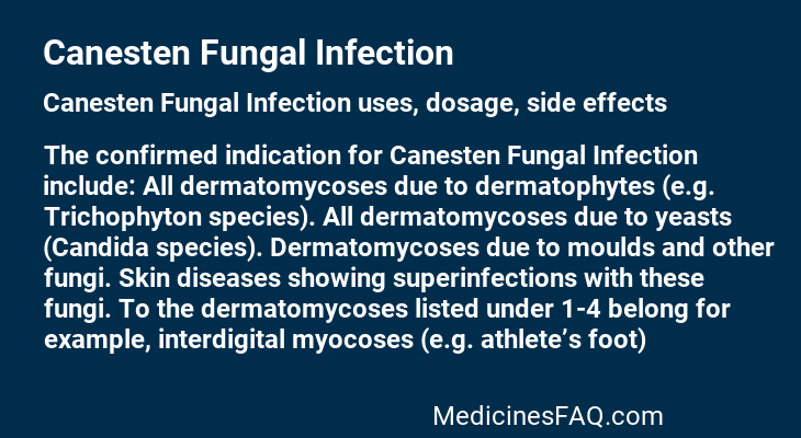 Canesten Fungal Infection