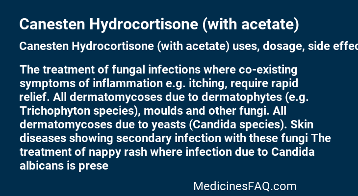 Canesten Hydrocortisone (with acetate)