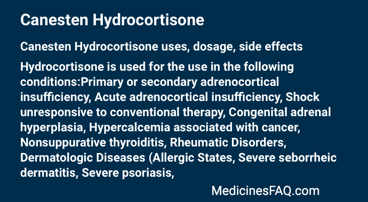 Canesten Hydrocortisone