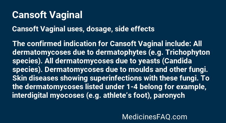 Cansoft Vaginal