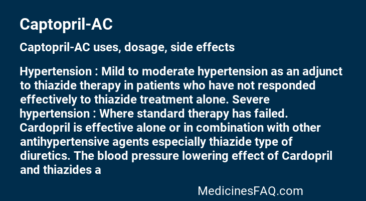 Captopril-AC