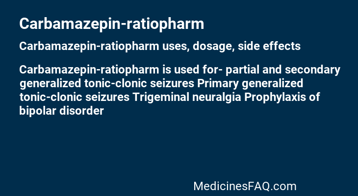 Carbamazepin-ratiopharm