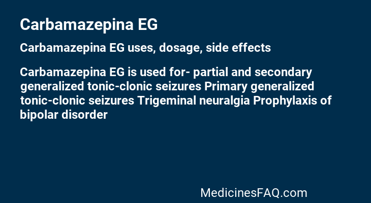 Carbamazepina EG