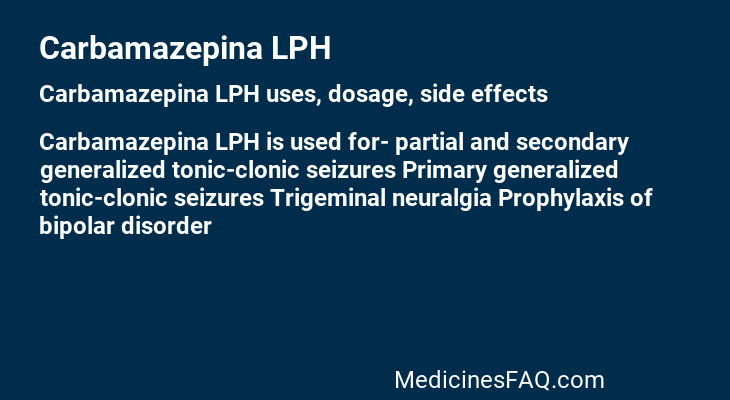 Carbamazepina LPH