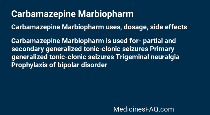 Carbamazepine Marbiopharm