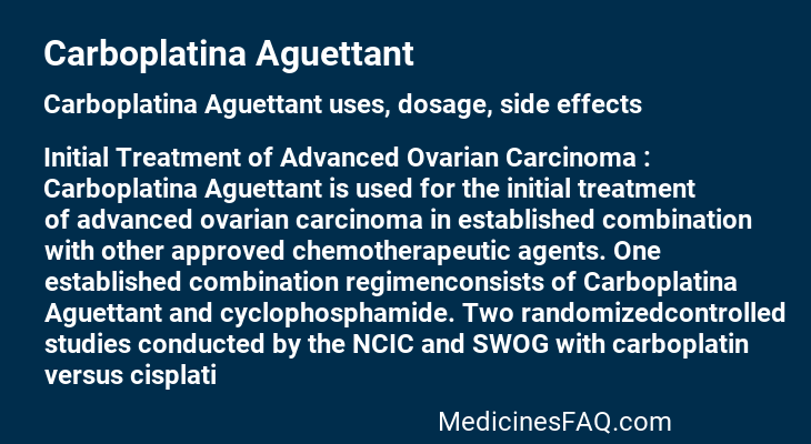 Carboplatina Aguettant