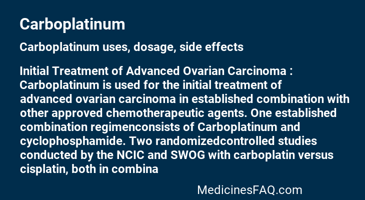 Carboplatinum