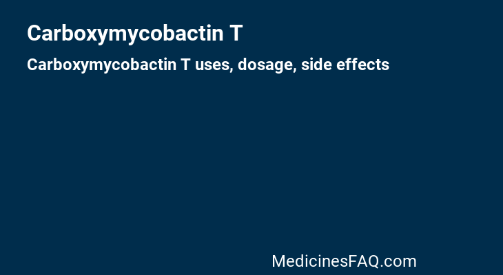 Carboxymycobactin T