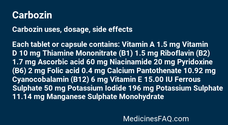 Carbozin