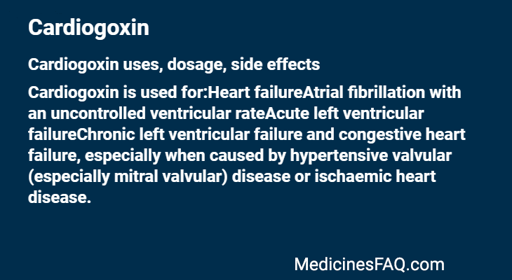 Cardiogoxin