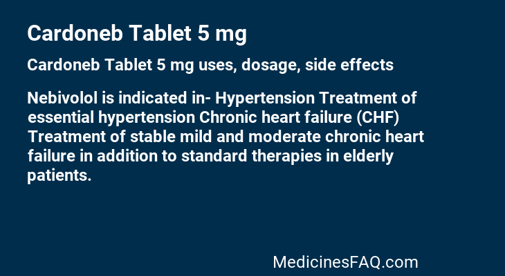 Cardoneb Tablet 5 mg