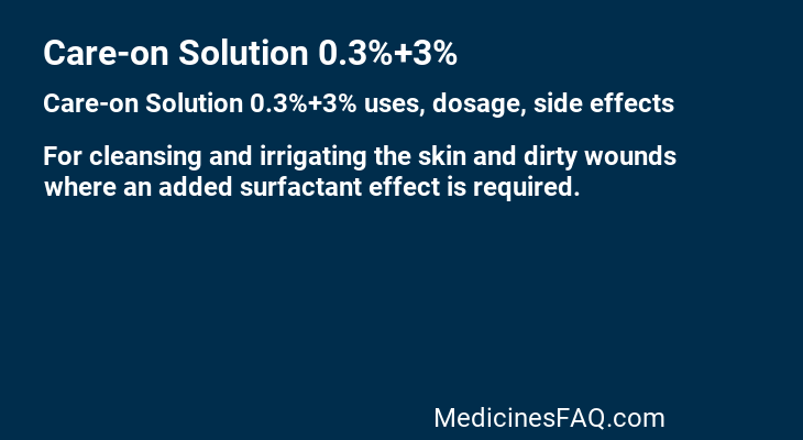 Care-on Solution 0.3%+3%