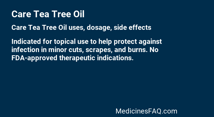 Care Tea Tree Oil