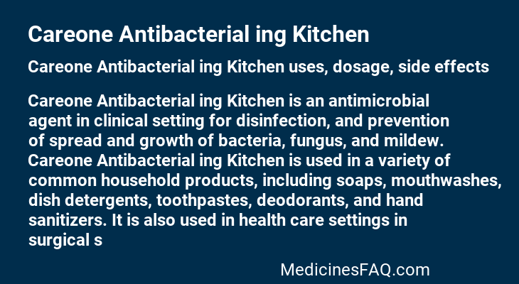 Careone Antibacterial ing Kitchen
