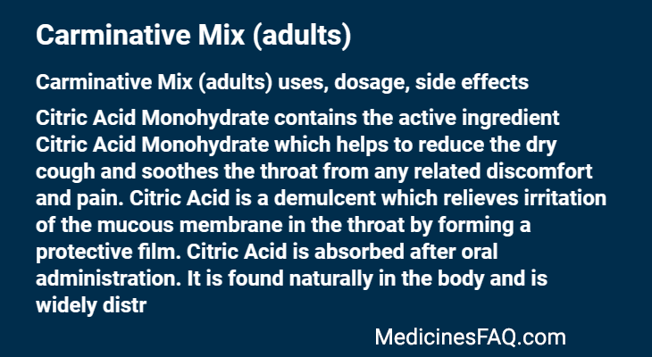Carminative Mix (adults)