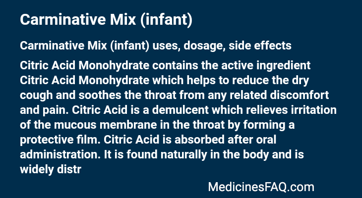 Carminative Mix (infant)