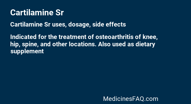 Cartilamine Sr