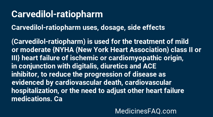 Carvedilol-ratiopharm