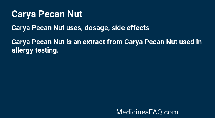 Carya Pecan Nut