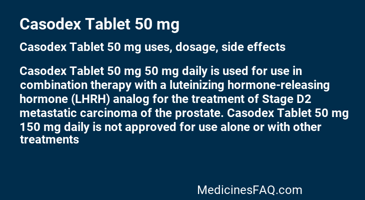 Casodex Tablet 50 mg