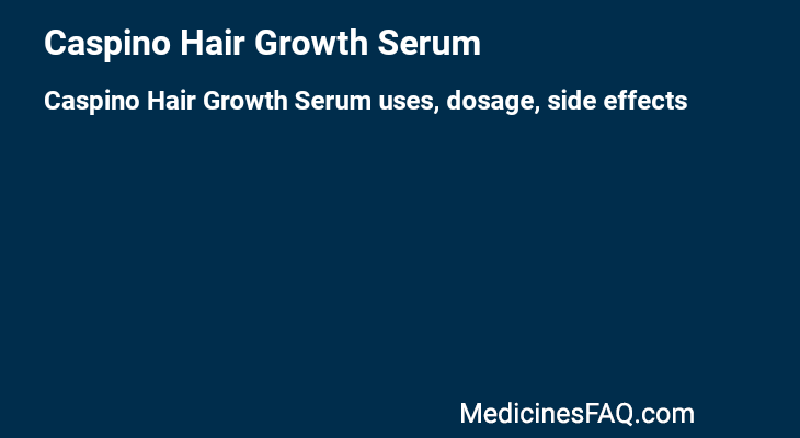 Caspino Hair Growth Serum