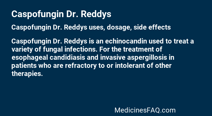 Caspofungin Dr. Reddys