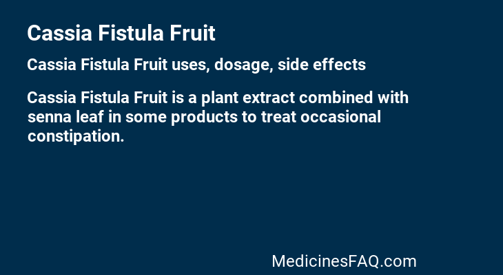 Cassia Fistula Fruit