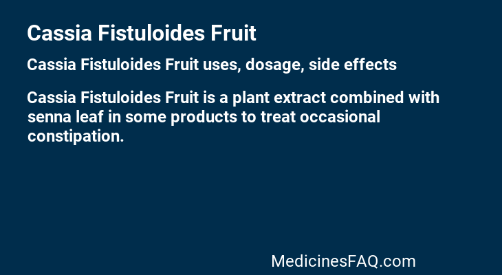 Cassia Fistuloides Fruit