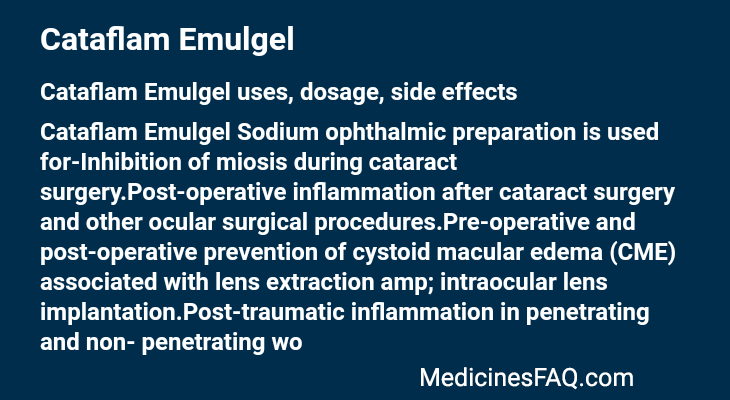 Cataflam Emulgel