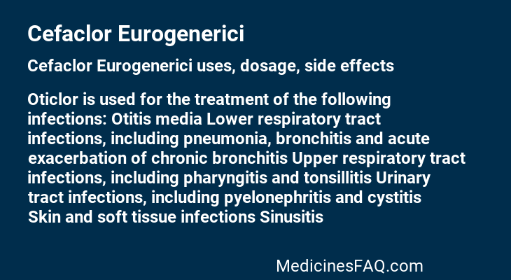 Cefaclor Eurogenerici