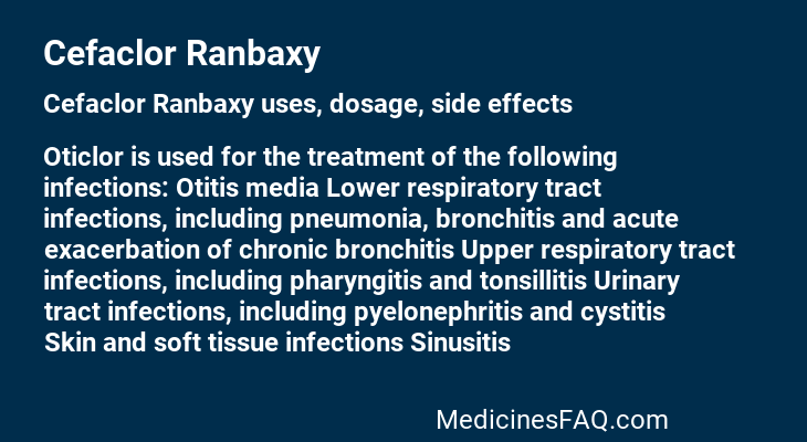 Cefaclor Ranbaxy