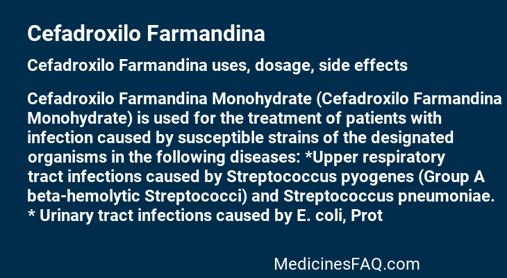 Cefadroxilo Farmandina