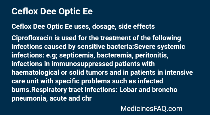 Ceflox Dee Optic Ee