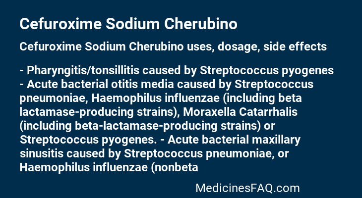 Cefuroxime Sodium Cherubino
