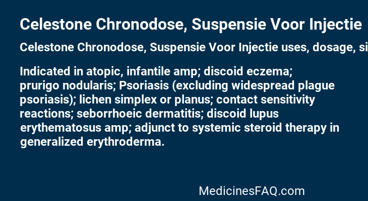 Celestone Chronodose, Suspensie Voor Injectie