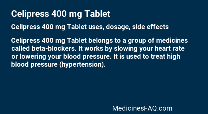 Celipress 400 mg Tablet