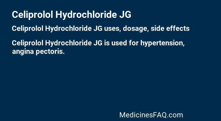 Celiprolol Hydrochloride JG