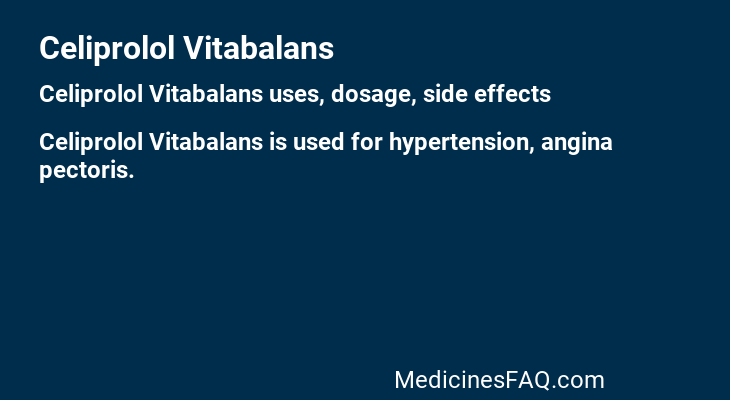 Celiprolol Vitabalans