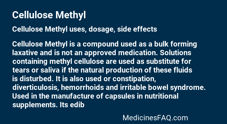 Cellulose Methyl