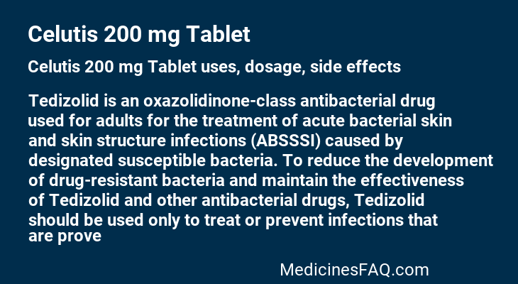 Celutis 200 mg Tablet