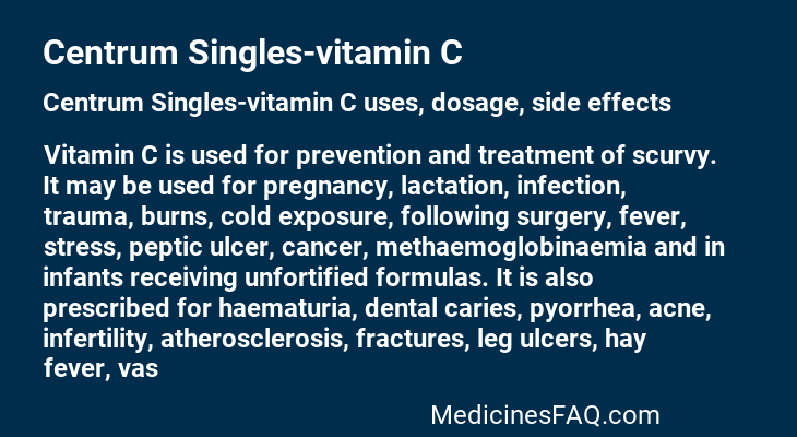 Centrum Singles-vitamin C