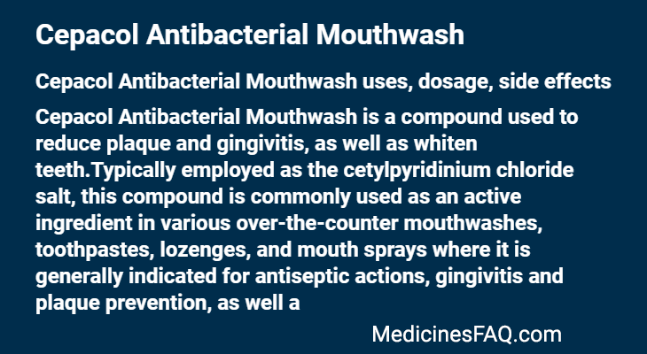 Cepacol Antibacterial Mouthwash