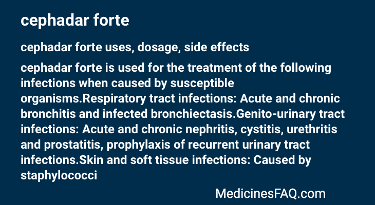 cephadar forte