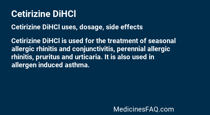 Cetirizine DiHCl