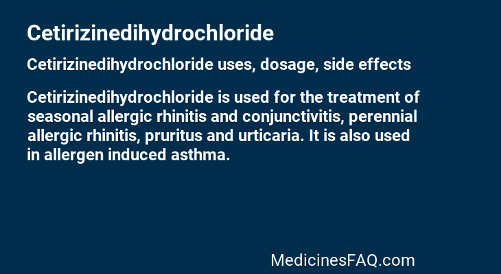 Cetirizinedihydrochloride