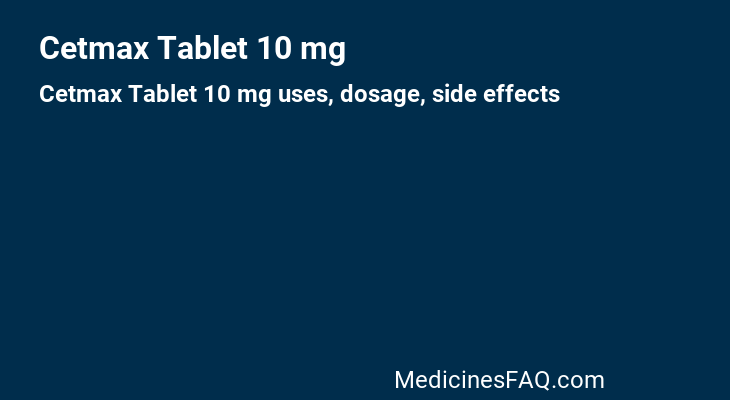 Cetmax Tablet 10 mg