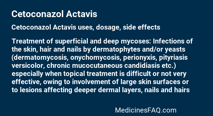 Cetoconazol Actavis