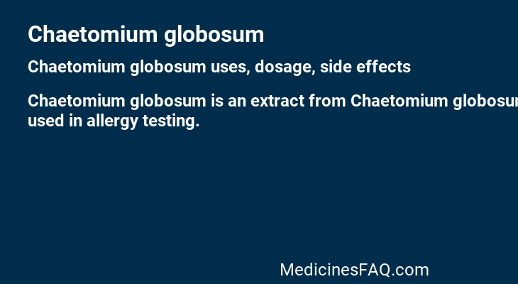 Chaetomium globosum