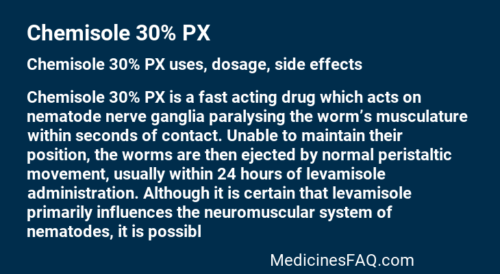 Chemisole 30% PX