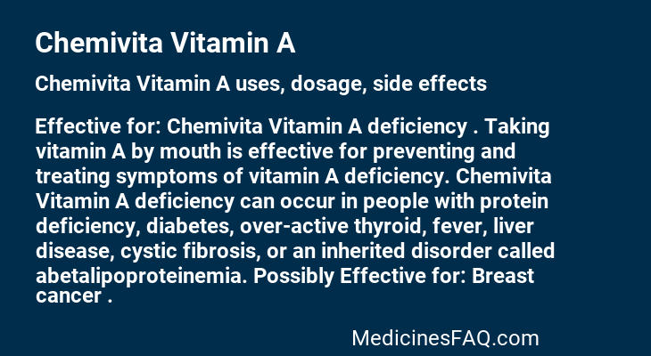 Chemivita Vitamin A